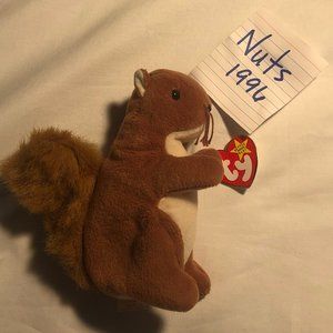 Nuts 1996 Beanie Baby